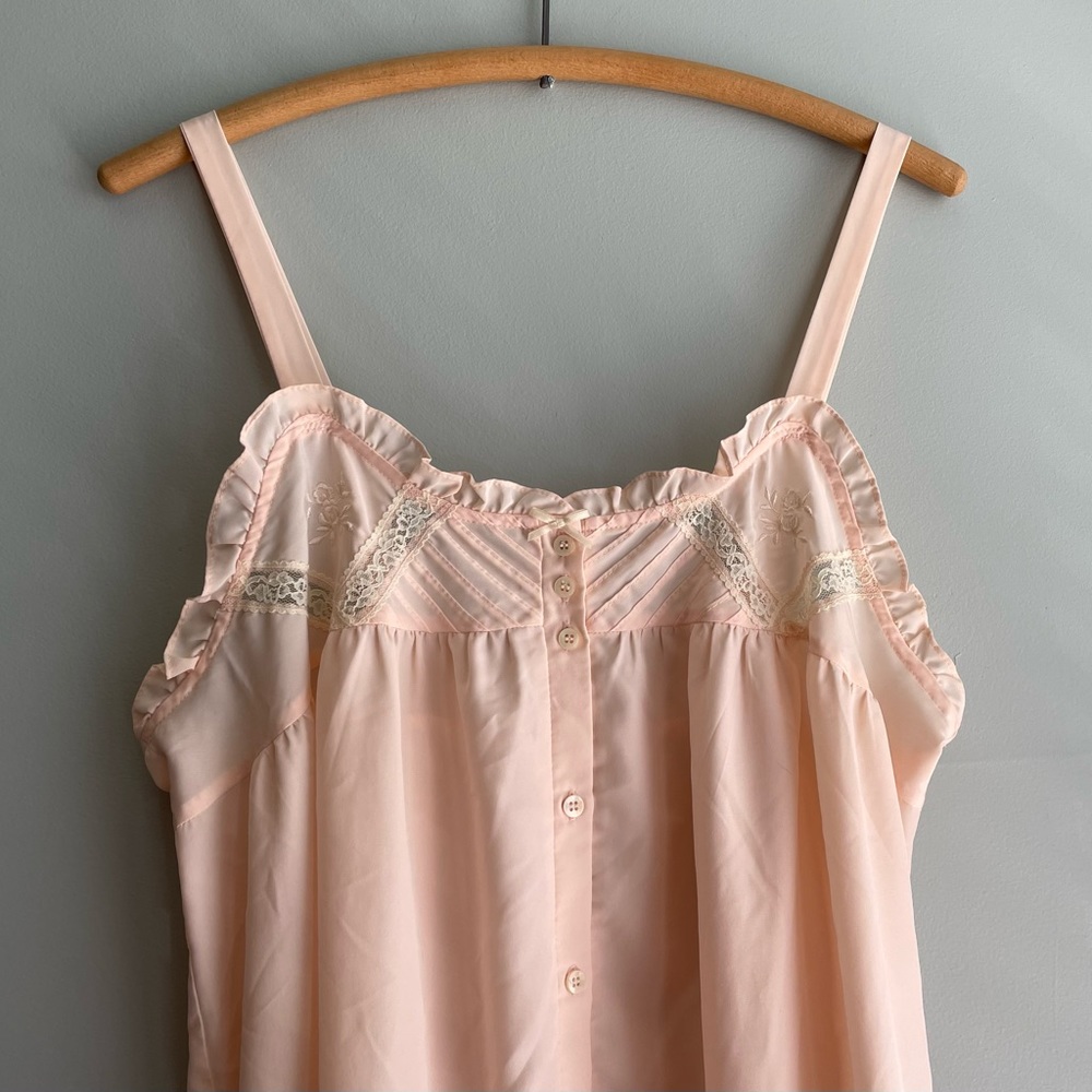 Sweet Vintage Milkmaid/Coquette Slipdress or Top in Excellent Condition